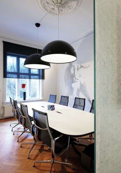 Roller Blind Systems, Multiscreen 1-10%, Room shot "Red Bull Office", Oslo, Norway